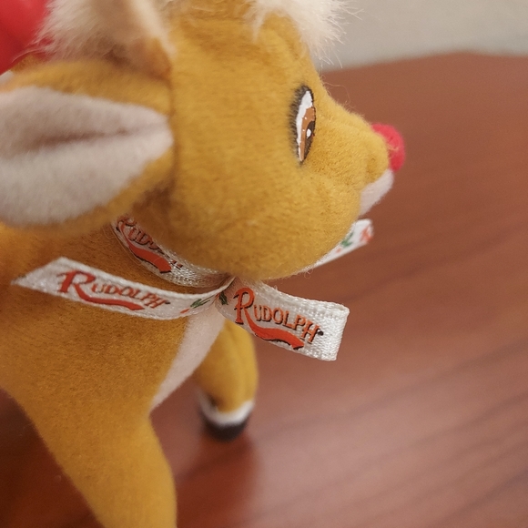 Rudolph the Red Nosed Reindeer Plush 1999 Christmas Animal Ornament Vintage - Picture 3 of 8